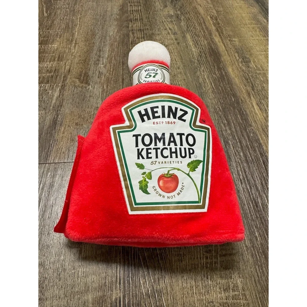 Anirollz Plush Red Heinz Tomato Ketchup Collectible Soft Toy Novelty Cute